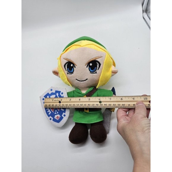 Nintendo Legend Of Zelda 12" Plush Doll With Shield And Sword - Picture 7 of 8
